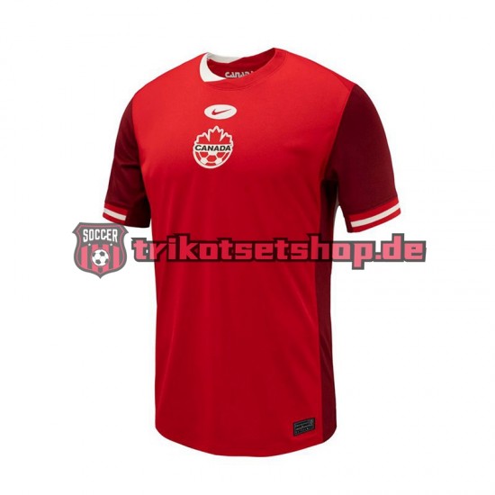 Kanada Copa America 2024 Herren Trikot Heim Rot Kurzarm