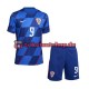 Kroatien Andrej Kramaric 9 Euro 2024 Kinder Trikotset Auswärts Kurzarm