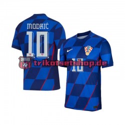 Kroatien Modrić Luca 10 Euro 2024 Herren Trikot Auswärts Kurzarm