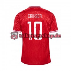Dänemark Eriksen 10 Euro 2024 Herren Trikot Heim Kurzarm