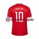 Dänemark Eriksen 10 Euro 2024 Herren Trikot Heim Kurzarm