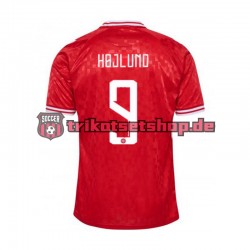Dänemark Hojlund 9 Euro 2024 Herren Trikot Heim Kurzarm