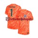 England Torwart Pickford 1 Euro 2024 Herren Trikot Heim Orange Kurzarm