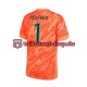England Torwart Pickford 1 Euro 2024 Herren Trikot Heim Orange Kurzarm
