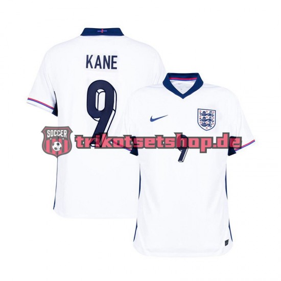 England Harry Kane 9 Euro 2024 Herren Trikot Heim Weiß Kurzarm