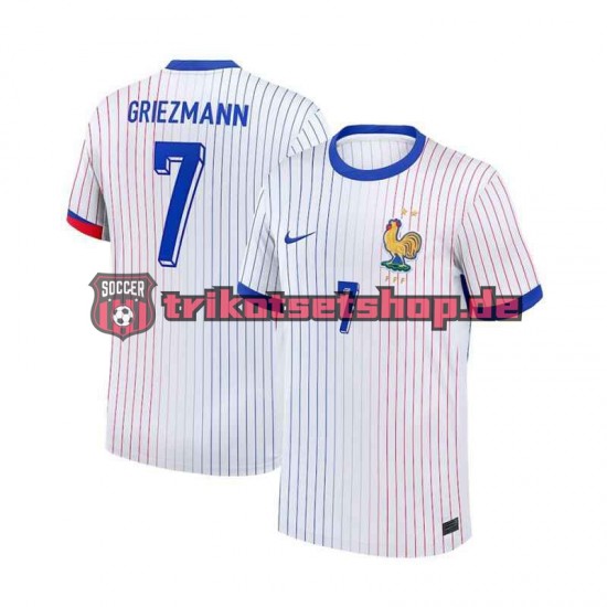 Frankreich Antoine Griezmann 7 Euro 2024 Herren Trikot Auswärts Kurzarm