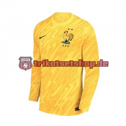 Frankreich Torwart Euro 2024 Herren Trikot Heim Gelb Langarm