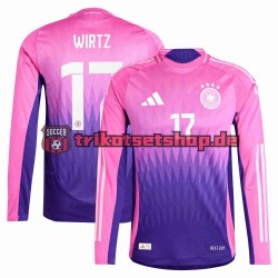 Deutschland Florian Wirtz 17 Euro 2024 Herren Trikot Auswärts Langarm