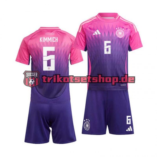 Deutschland Joshua Kimmich 6 Euro 2024 Kinder Trikotset Auswärts Kurzarm