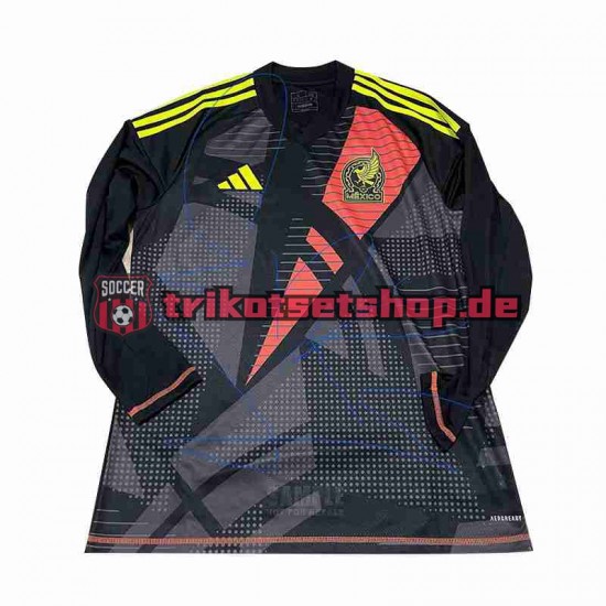 Mexiko Torwart Copa America 2024 Herren Trikot Heim Schwarz Langarm