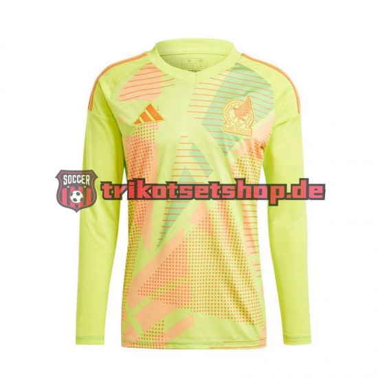 Mexiko Torwart Euro 2024 Herren Trikot Auswärts Gelb Langarm