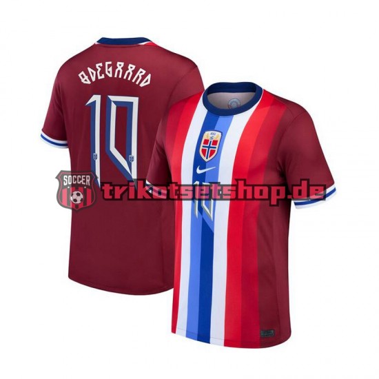 Norwegen Martin Odegaard 10 2024 Herren Trikot Heim Rot Kurzarm