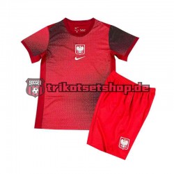 Polen Euro 2024 Kinder Trikotset Auswärts Kurzarm
