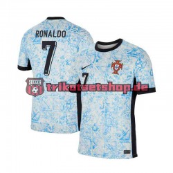Portugal Cristiano Ronaldo 7 Euro 2024 Herren Trikot Auswärts Kurzarm
