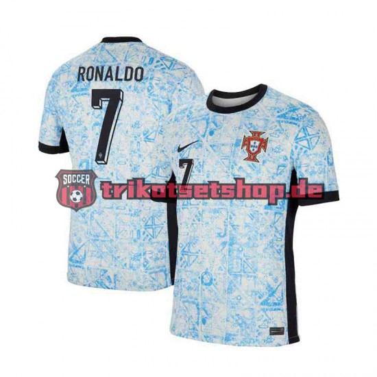 Portugal Cristiano Ronaldo 7 Euro 2024 Herren Trikot Auswärts Kurzarm
