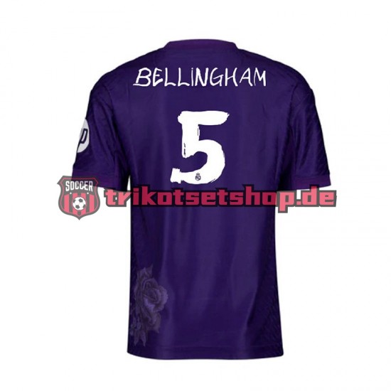 Real Madrid Jude Bellingham 5 Y-3 2023-2024 Herren Trikot Viertes Lila Kurzarm