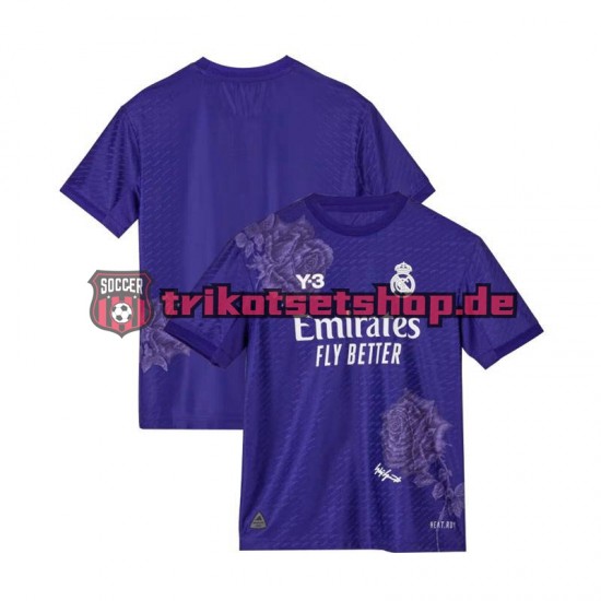 Real Madrid 2023-2024 Herren Trikot Viertes Lila Kurzarm