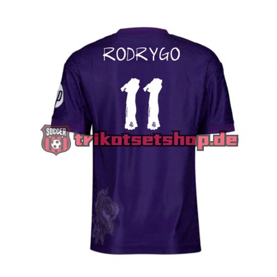 Real Madrid RODRYGO 11 Y-3 2023-2024 Herren Trikot Viertes Lila Kurzarm