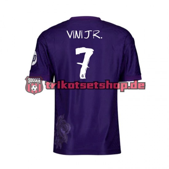 Real Madrid Vinicius Junior 7 Y-3 2023-2024 Herren Trikot Viertes Lila Kurzarm