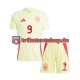 Spanien Gavi 9 Euro 2024 Kinder Trikotset Auswärts Kurzarm