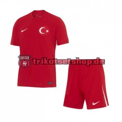 Türkei Euro 2024 Kinder Trikotset Auswärts Kurzarm