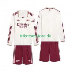 Arsenal 2025-2026 Kinder Trikotset Ausweich Langarm
