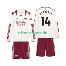 Arsenal Gyokeres 14 2025-2026 Kinder Trikotset Ausweich Langarm
