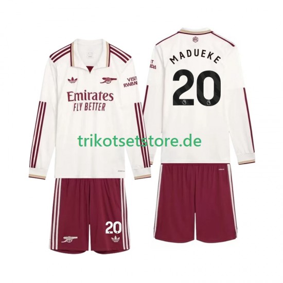 Arsenal Madueke 20 2025-2026 Kinder Trikotset Ausweich Langarm