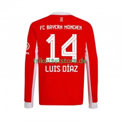 FC Bayern München Luis Diaz 14 2025-2026 Herren Trikot Heim Langarm