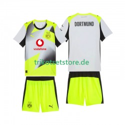 Borussia Dortmund 2025-2026 Kinder Trikotset Auswärts Kurzarm