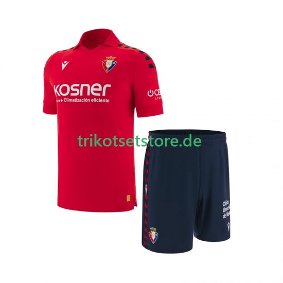 CA Osasuna 2025-2026 Kinder Trikotset Heim Kurzarm