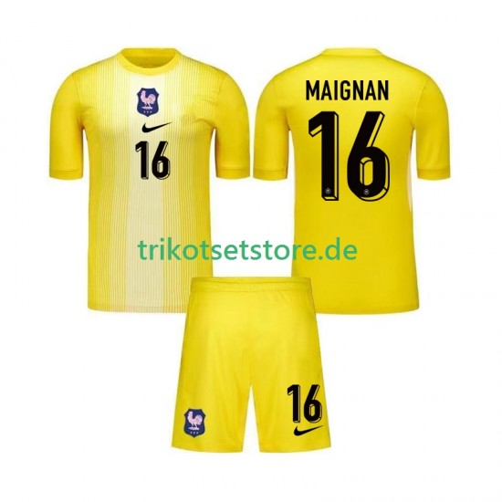 Frankreich Torwart Lucas Chevalier 16 2025 Kinder Trikotset Heim Kurzarm