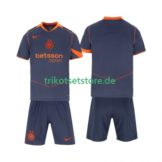 Inter Mailand 2025-2026 Kinder Trikotset Ausweich Kurzarm