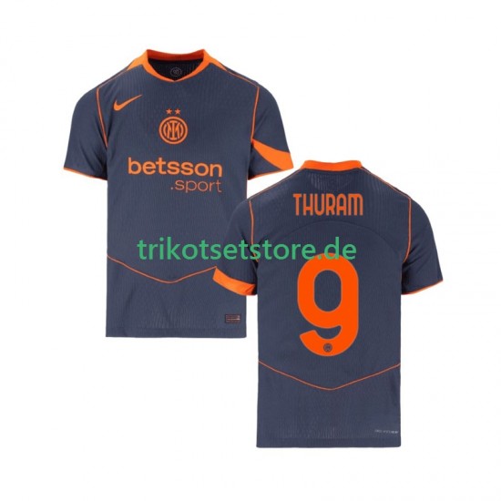 Inter Mailand Marcus Thuram 9 2025-2026 Herren Trikot Ausweich Kurzarm