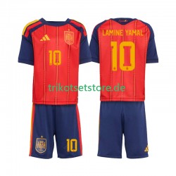 Spanien Lamine Yamal 10 World Cup 2026 Kinder Trikotset Heim Kurzarm