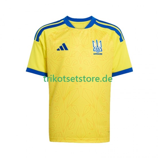 Ukraine World Cup 2026 Kinder Trikotset Heim Kurzarm