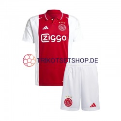 Ajax Amsterdam 2024-2025 Kinder Trikotset Heim Kurzarm