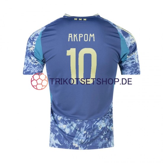 Ajax Amsterdam Chuba Akpom 10 2024-2025 Herren Trikot Auswärts Kurzarm