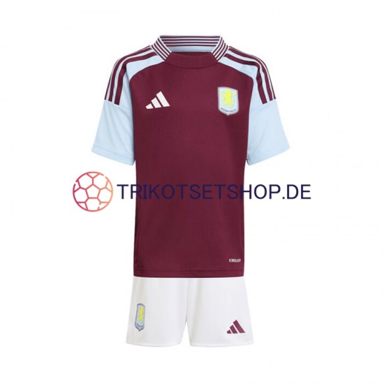 Aston Villa 2024-2025 Kinder Trikotset Heim Kurzarm