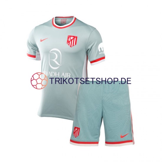 Atlético Madrid 2024-2025 Kinder Trikotset Auswärts Kurzarm