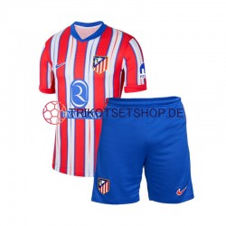 Atlético Madrid 2024-2025 Kinder Trikotset Heim Kurzarm