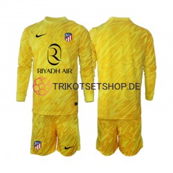 Atlético Madrid Torwart 2024-2025 Kinder Trikotset Ausweich Langarm