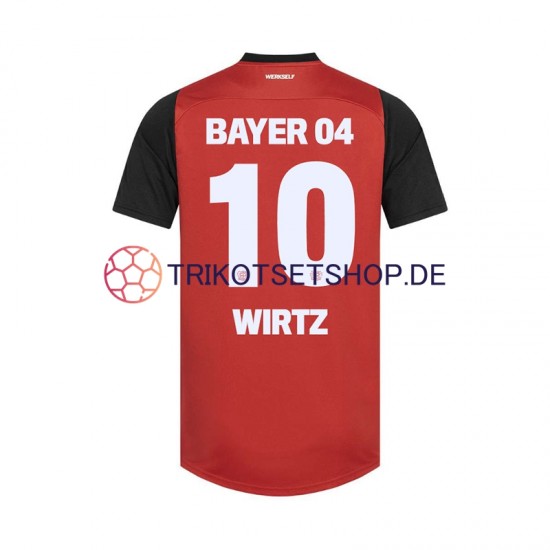 Bayer 04 Leverkusen Florian Wirtz 10 2024-2025 Herren Trikot Heim Kurzarm