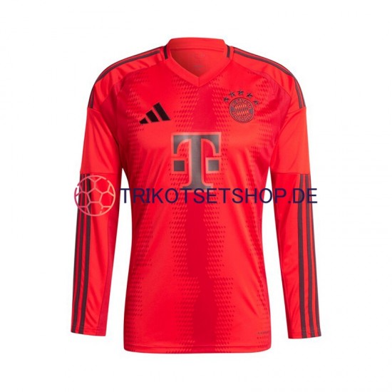 FC Bayern München 2024-2025 Herren Trikot Heim Rot Langarm