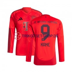 FC Bayern München Kane 9 2024-2025 Herren Trikot Heim Rot Langarm