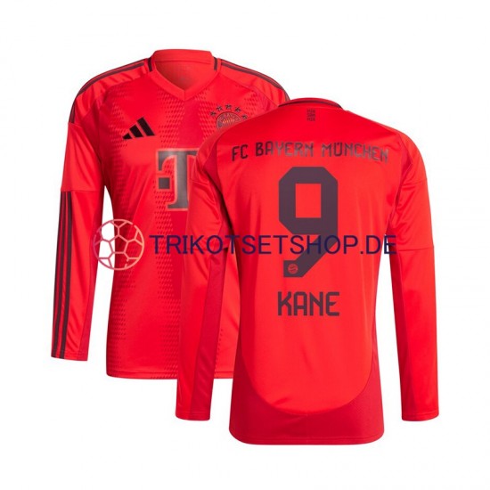 FC Bayern München Kane 9 2024-2025 Herren Trikot Heim Rot Langarm