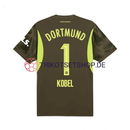 Borussia Dortmund Torwart Gregor Kobel 1 2024-2025 Herren Trikot Auswärts Kurzarm