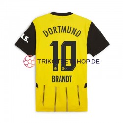 Borussia Dortmund Julian Brandt 10 2024-2025 Herren Trikot Heim Kurzarm