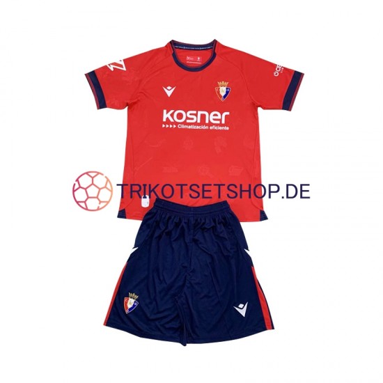 CA Osasuna 2024-2025 Kinder Trikotset Heim Kurzarm
