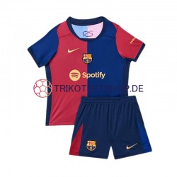 FC Barcelona 2024-2025 Kinder Trikotset Heim Kurzarm